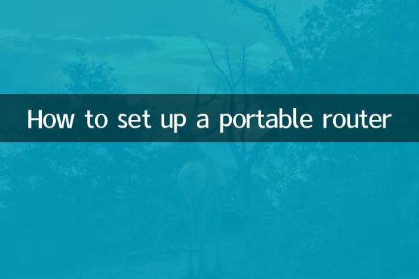 Como configurar um roteador portátil