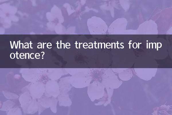 阳痿的治疗方法有什么