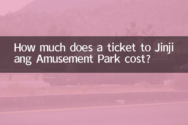 Combien coûte un billet pour le parc d’attractions Jinjiang ?