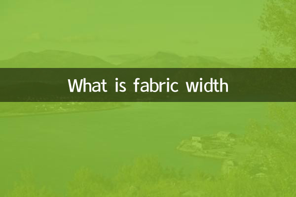 Was ist Stoffbreite?