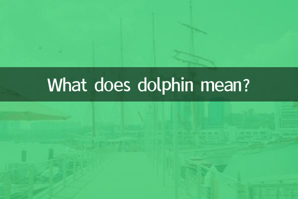 What does dolphin mean?