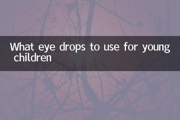 ¿Qué gotas para los ojos usar para niños pequeños?