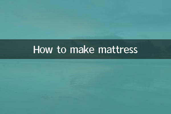 Come realizzare il materasso