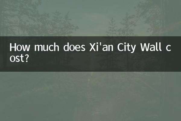 Quanto costa le mura della città di Xi'an?