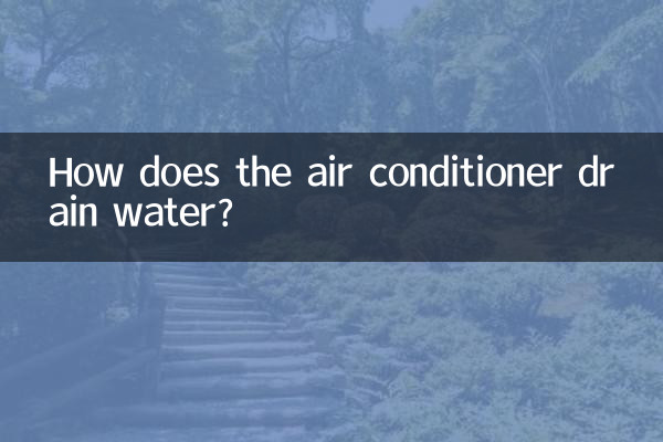 Wie leitet die Klimaanlage Wasser ab?