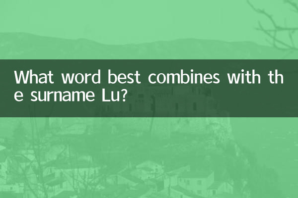 盧姓和什麼字組合最好