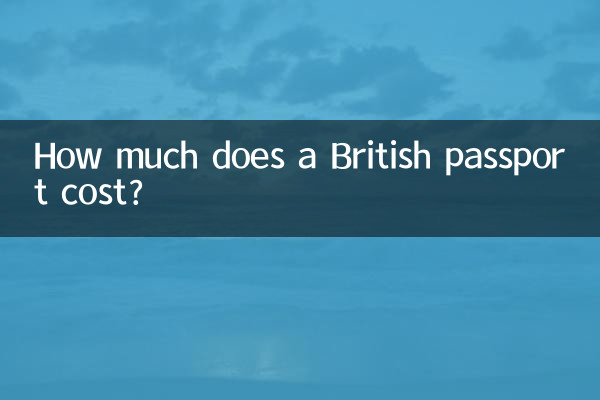 英國護照多少錢