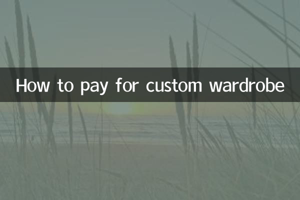 Come pagare il guardaroba su misura