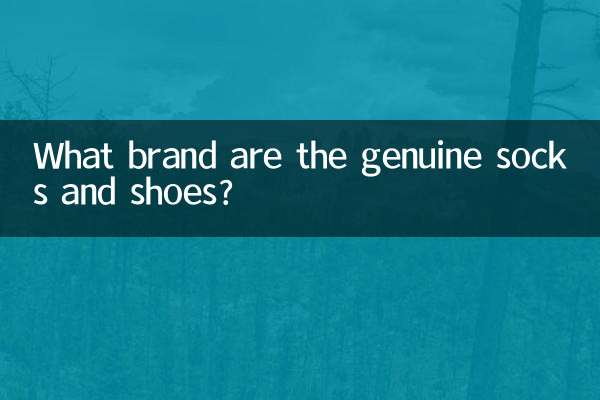 حقیقی جرابوں اور جوتے کون سے برانڈ ہیں؟