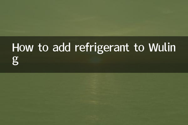 Wuling에 냉매를 추가하는 방법