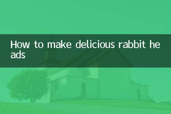 How to make delicious rabbit heads