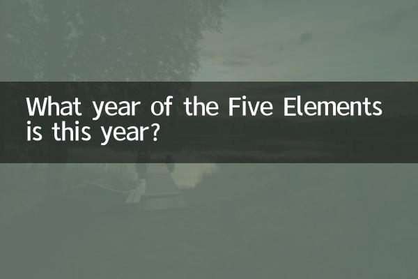 今年是五行什麼年