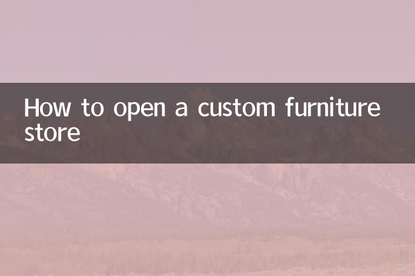 Come aprire un negozio di mobili su misura