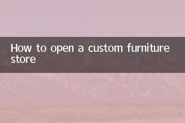 Come aprire un negozio di mobili su misura