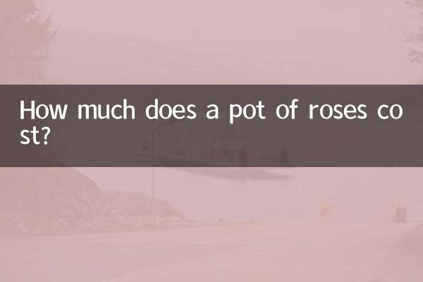 كم تكلفة وعاء من الورود؟