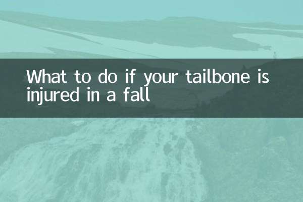 Cosa fare se il coccige si ferisce in una caduta