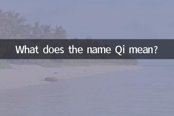 Was bedeutet der Name Qi?