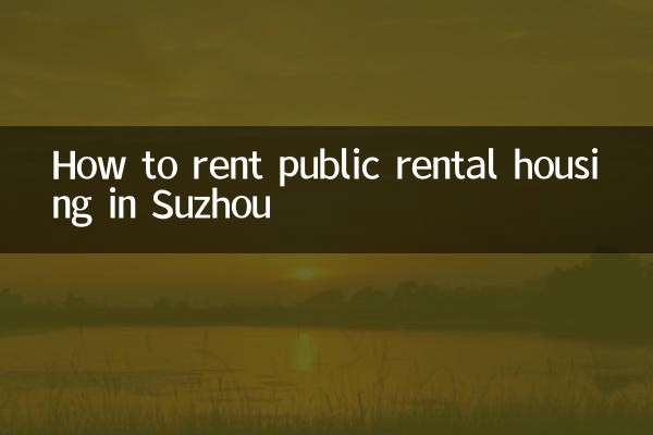 سوزہو میں عوامی کرایے کی رہائش کرایہ پر کیسے لیا جائے