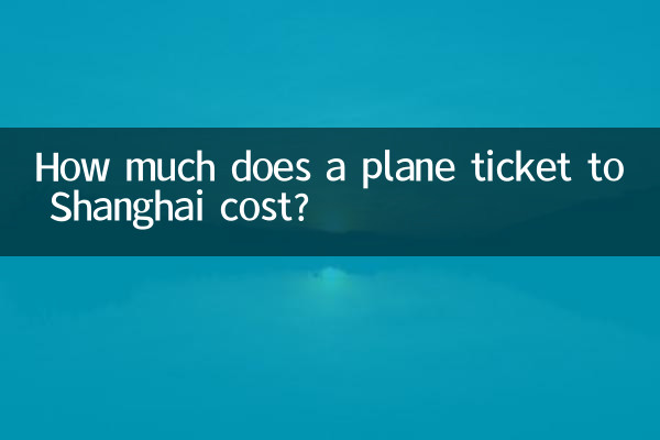 How much does a plane ticket to Shanghai cost?