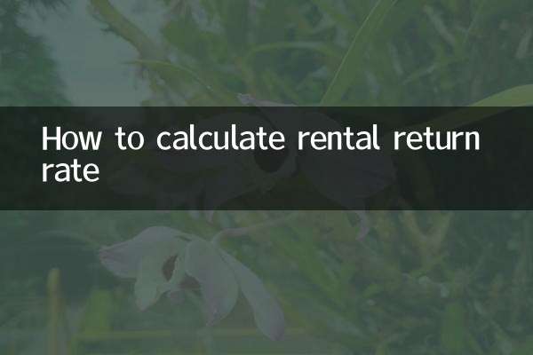 How to calculate rental return rate