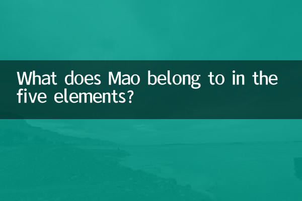 마오쩌둥은 오행(五行)에 속하는가?