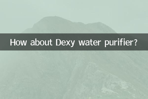 Que diriez-vous du purificateur d’eau Dexy ?