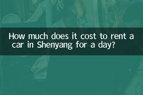 শেনিয়াং-এ একদিনের জন্য গাড়ি ভাড়া করতে কত খরচ হয়?