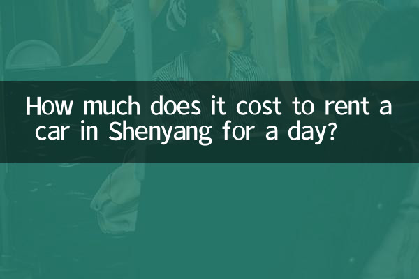 كم تكلفة استئجار سيارة في شنيانغ ليوم واحد ؟