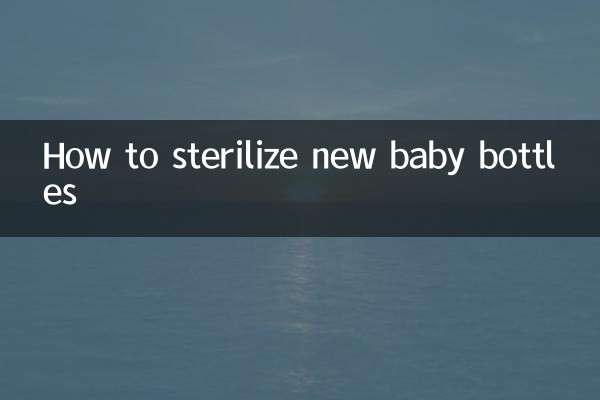 Como esterilizar mamadeiras novas