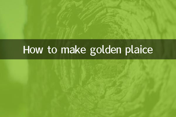 How to make golden plaice