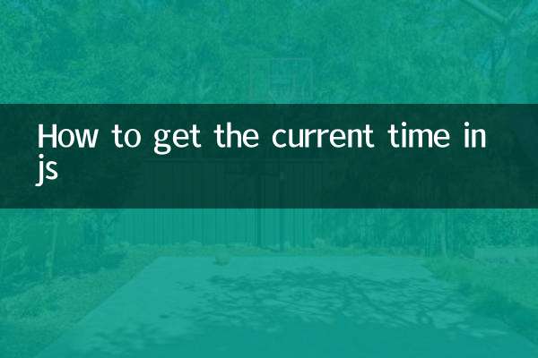 কিভাবে js বর্তমান সময় পেতে