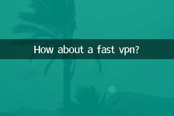 Che ne dici di una VPN veloce?