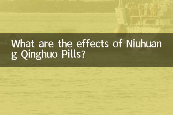 Quais são os efeitos das pílulas Niuhuang Qinghuo?
