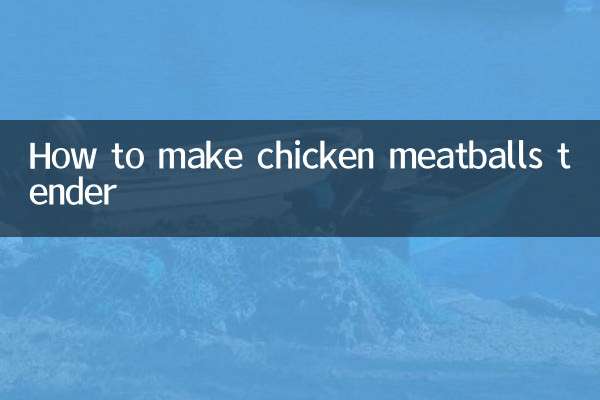 चिकन मीटबॉल को नरम कैसे बनाएं
