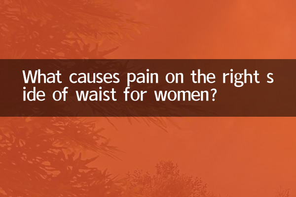 خواتین کے لئے کمر کے دائیں جانب درد کی وجہ کیا ہے؟