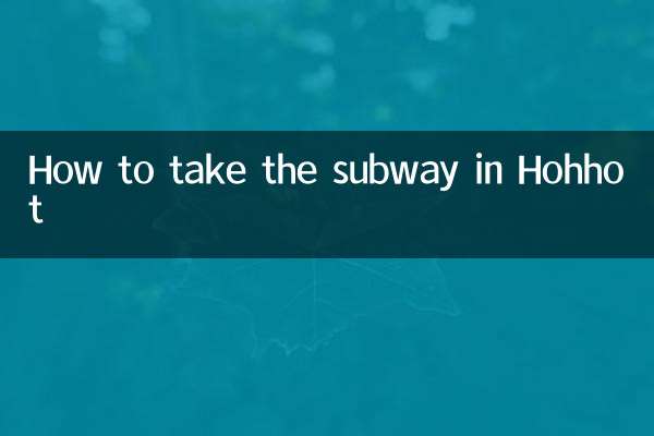 呼和浩特怎麼乘地鐵
