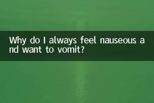 老是反胃想吐是怎麼回事