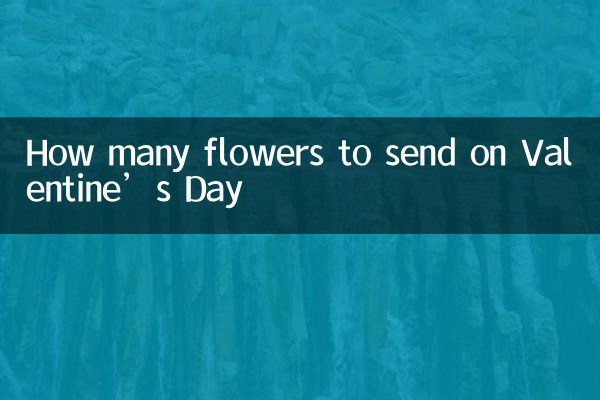 ویلنٹائن ڈے پر کتنے پھول بھیجنا ہے