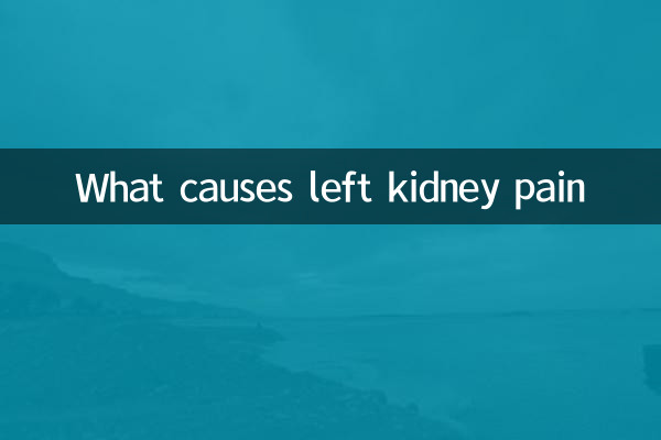 左腎痛是什麼原因
