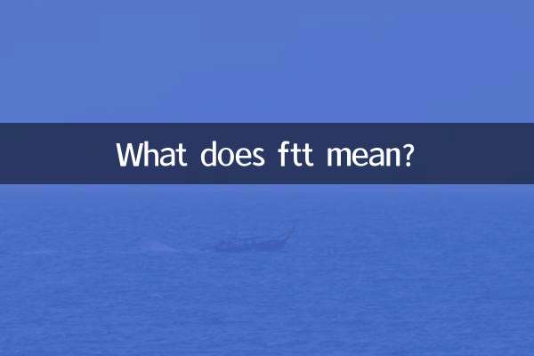 ftt은 무슨 뜻인가요?