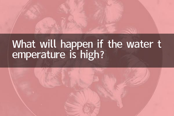Cosa succederà se la temperatura dell’acqua è alta?