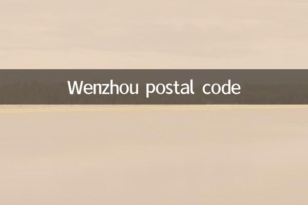 Wenzhou postal code