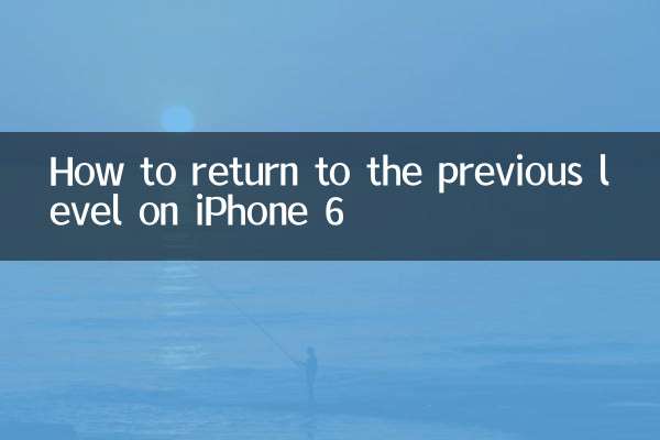 Come tornare al livello precedente su iPhone 6