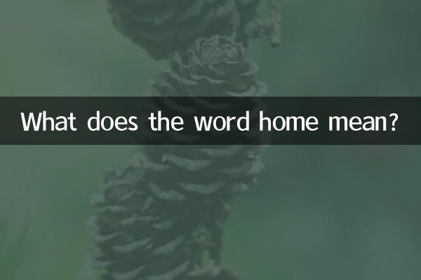 گھر کے لفظ کا کیا مطلب ہے؟