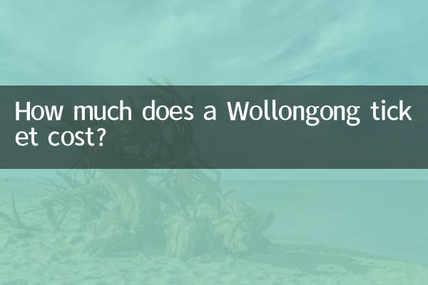 How much does a Wollongong ticket cost?