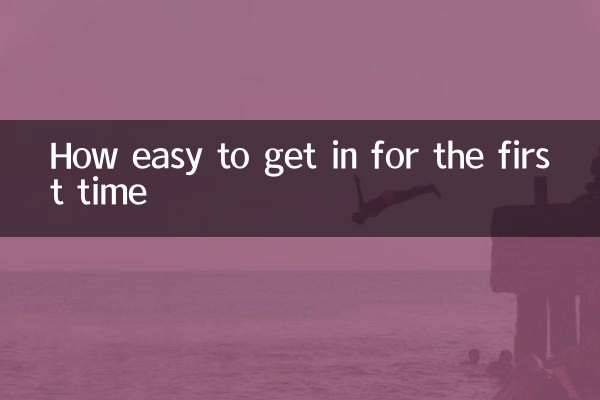 How easy to get in for the first time