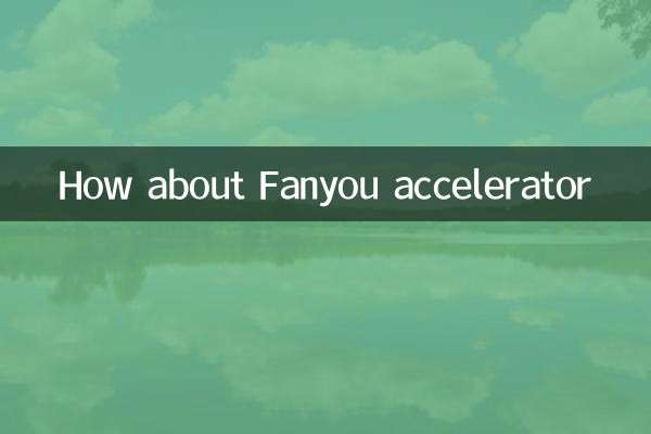 How about Fanyou accelerator