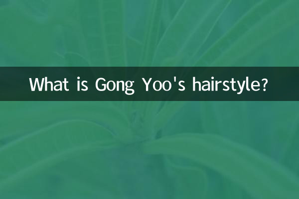 孔刘的发型叫什么名字