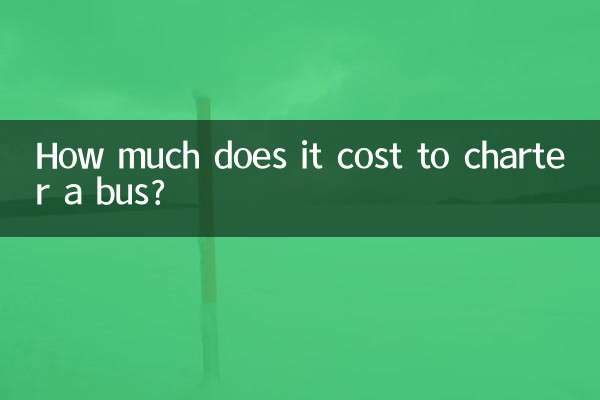 Quanto costa noleggiare un autobus?
