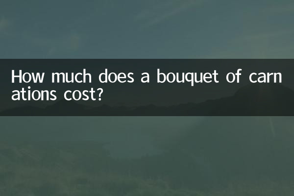 Wie viel kostet ein Nelkenstrauß?